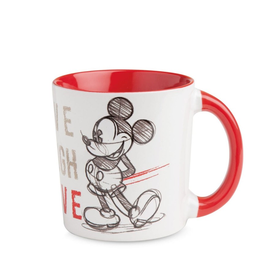 Colazione Egan | Mug Mickey Live Laugh Love Rosso