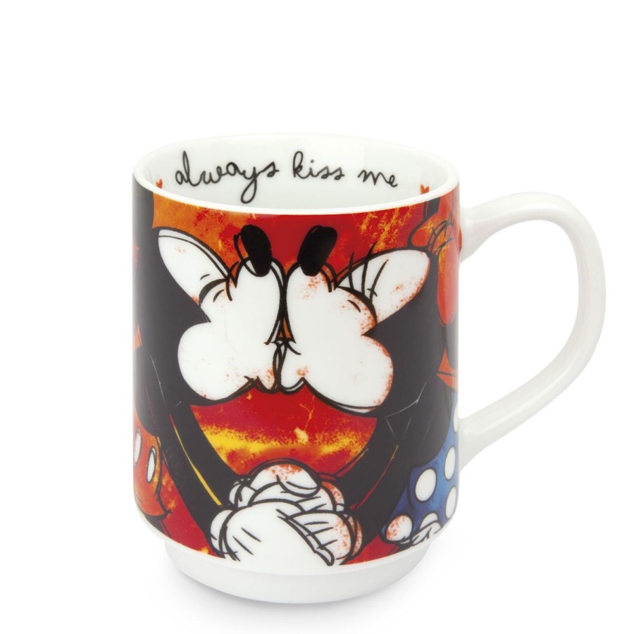 Colazione Egan | Set 2 Mug Impilabili Mickey Con 2 Tovagliette