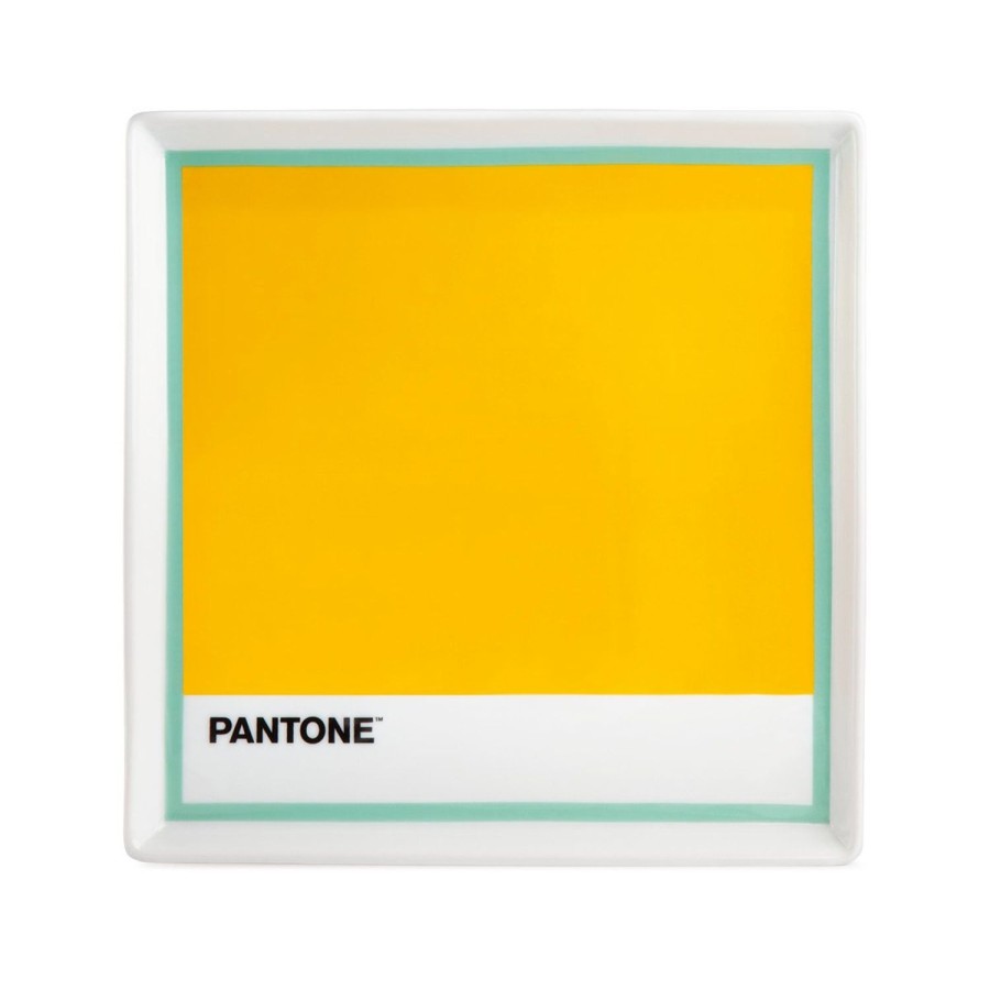 Tavola Egan | Vassoio Quadrato Pantone Solid Giallo/Verde