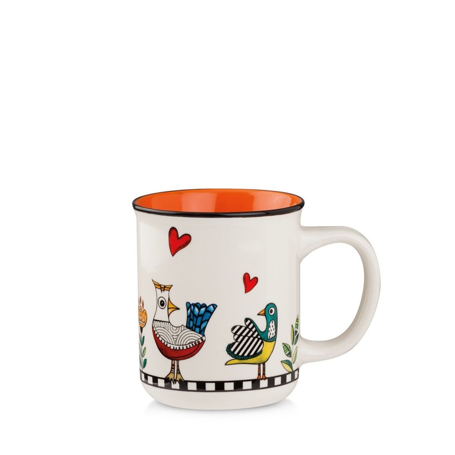 Colazione Egan | Mug Cocorico Arancio Ml 380