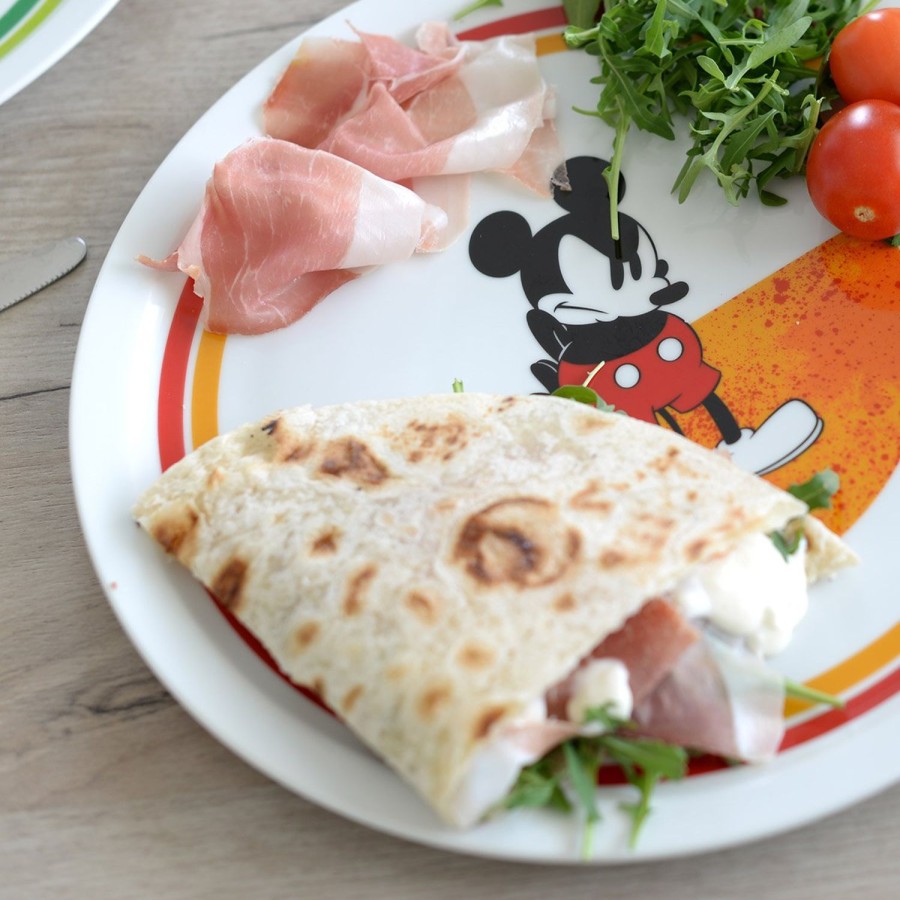 Tavola Egan | Piatto Pizza Mickey I Am Arancio D.30