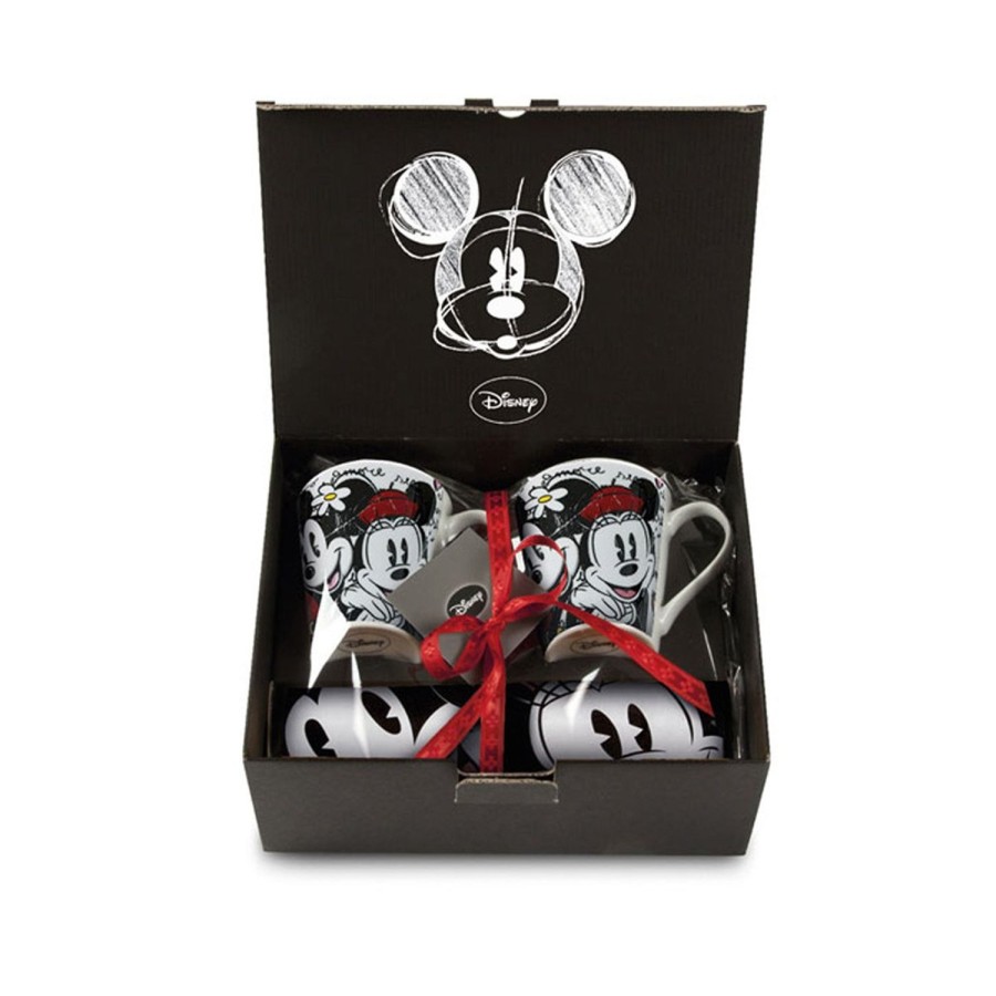 Colazione Egan | 2 Mug Mickey E Minnie Con Shopper