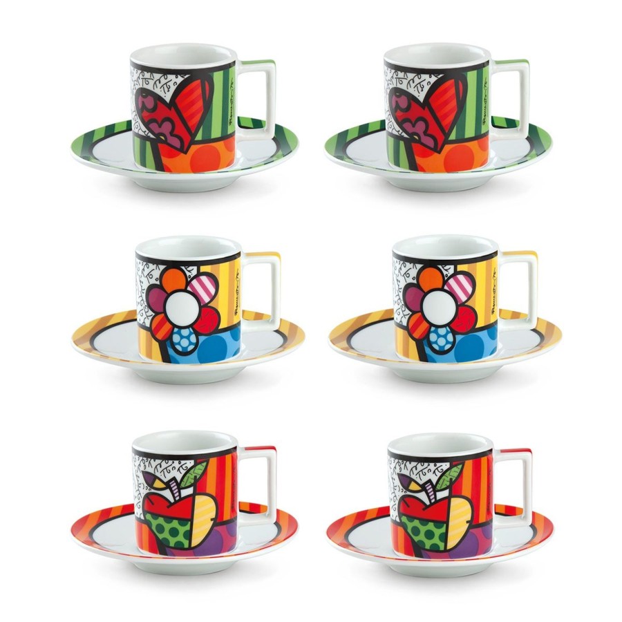 Colazione Egan | Set 6 Tazze Caffe Britto