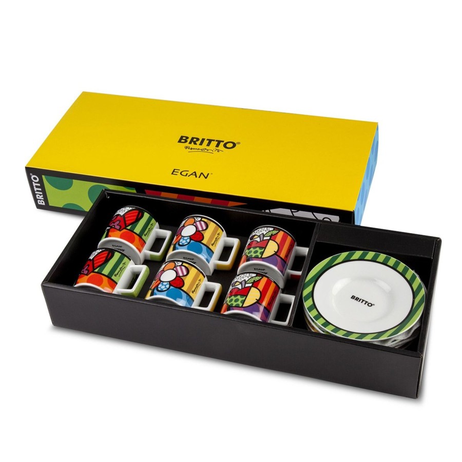 Colazione Egan | Set 6 Tazze Caffe Britto