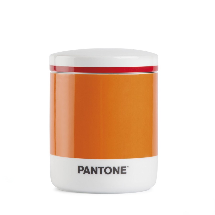 Cucina Egan | Barattolo Con Coperchio Pantone Solid Arancio/Rosso