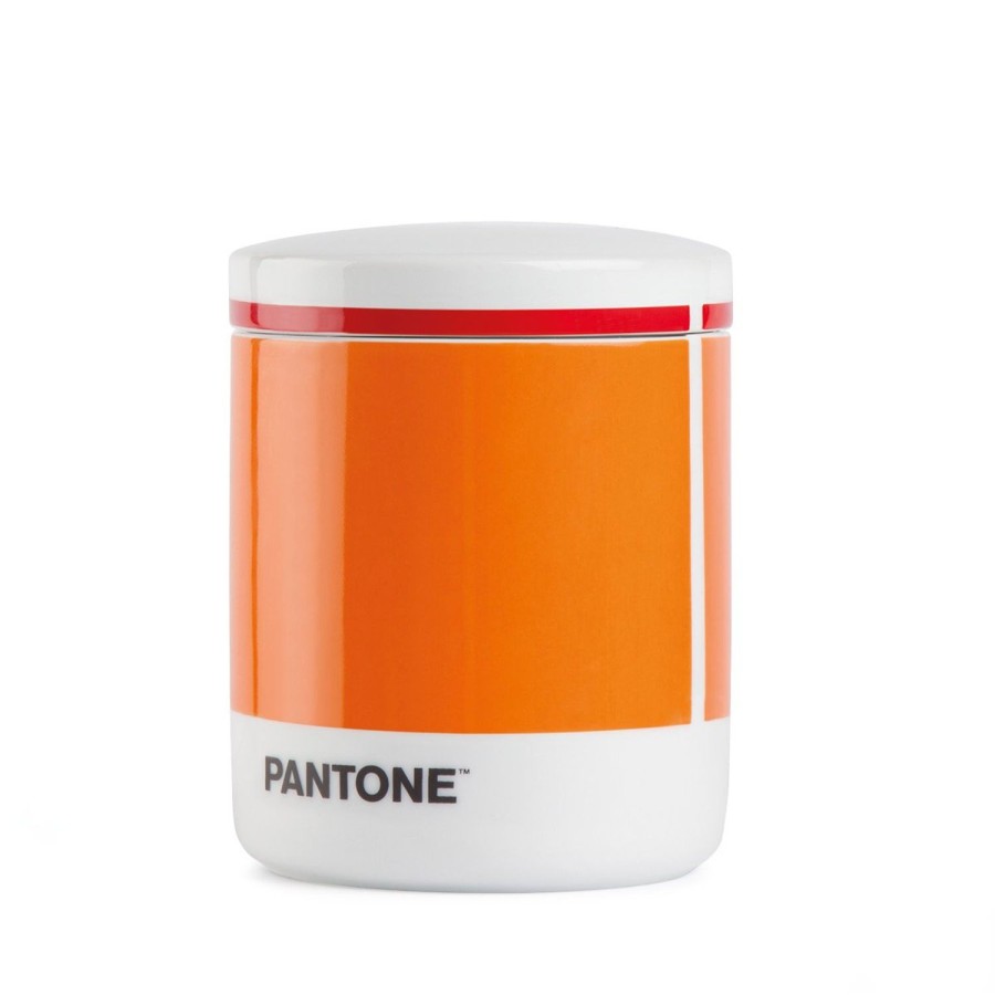 Cucina Egan | Barattolo Con Coperchio Pantone Solid Arancio/Rosso