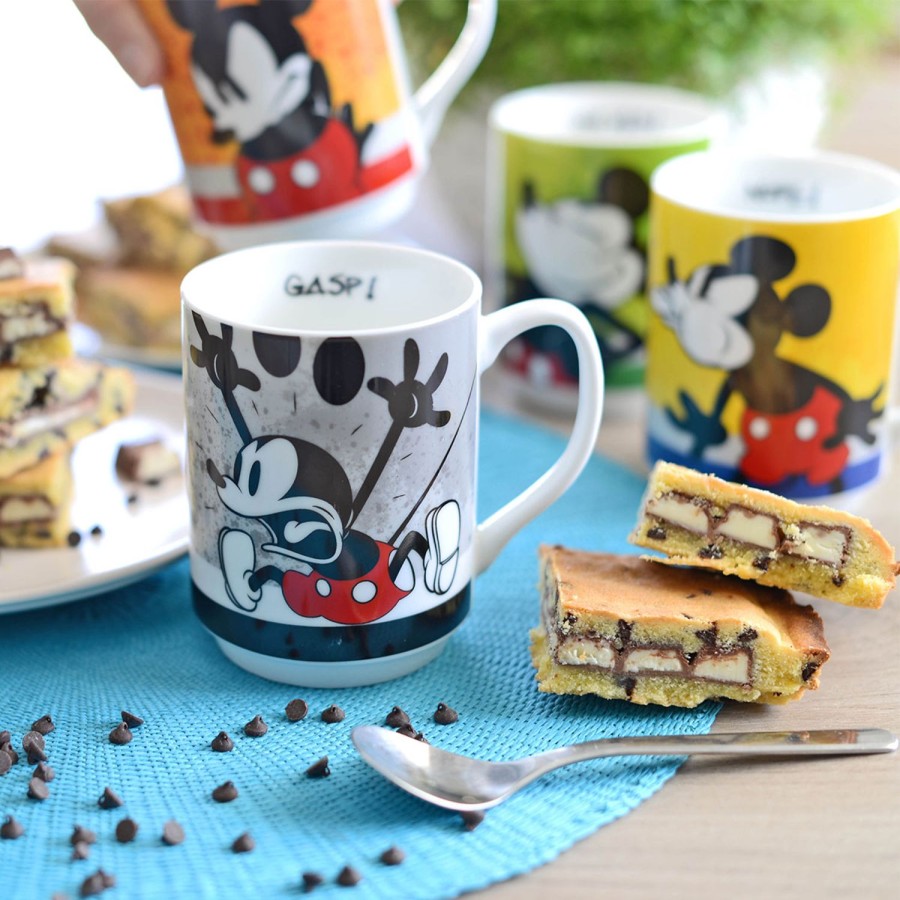 Colazione Egan | Mug Impilabili Mickey I Am Grigio Ml.350