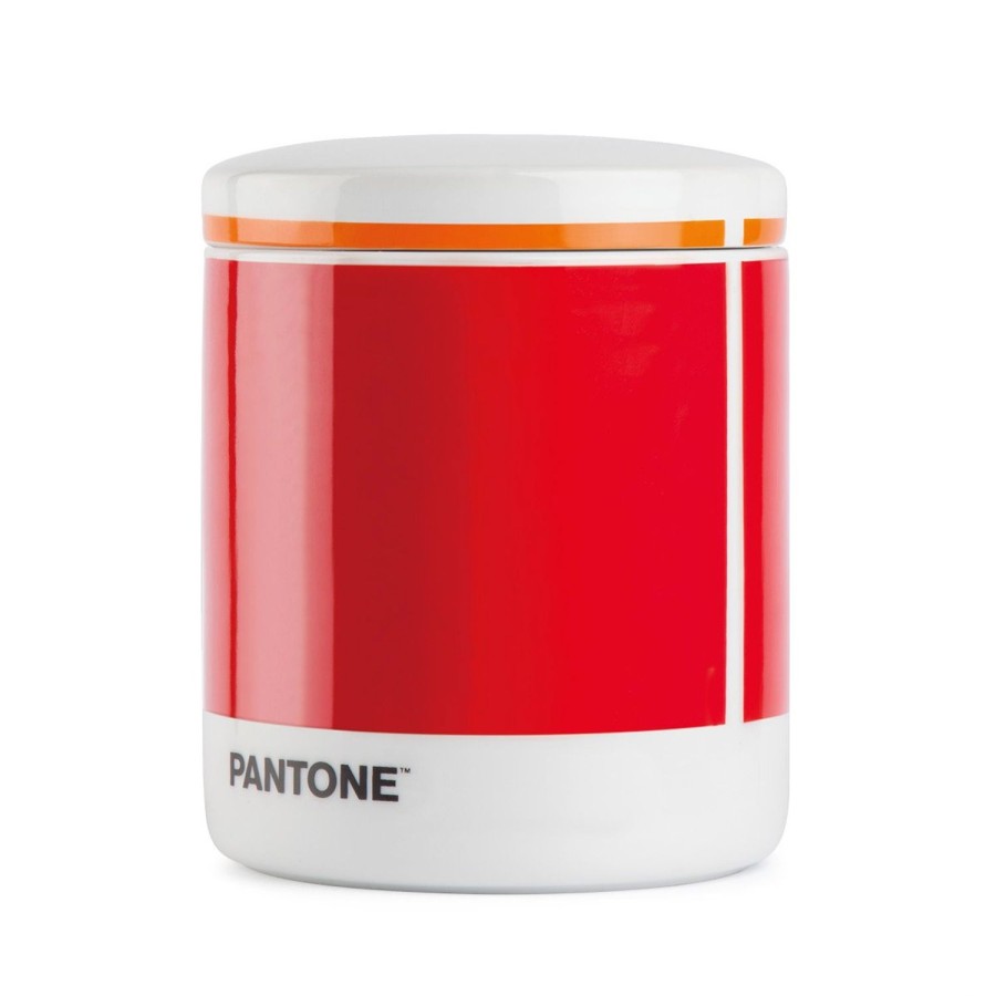 Cucina Egan | Barattolo Con Coperchio Pantone Solid Rosso/Arancio