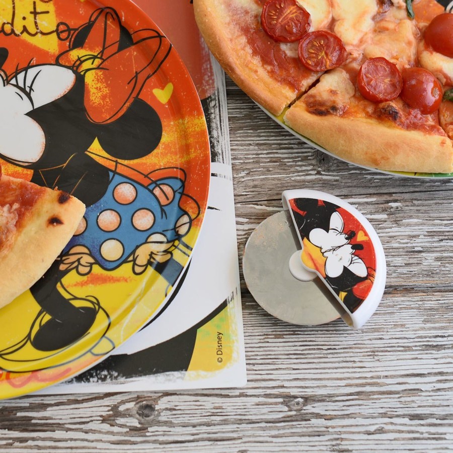 Cucina Egan | Tagliapizza Mickey E Minnie Rosso