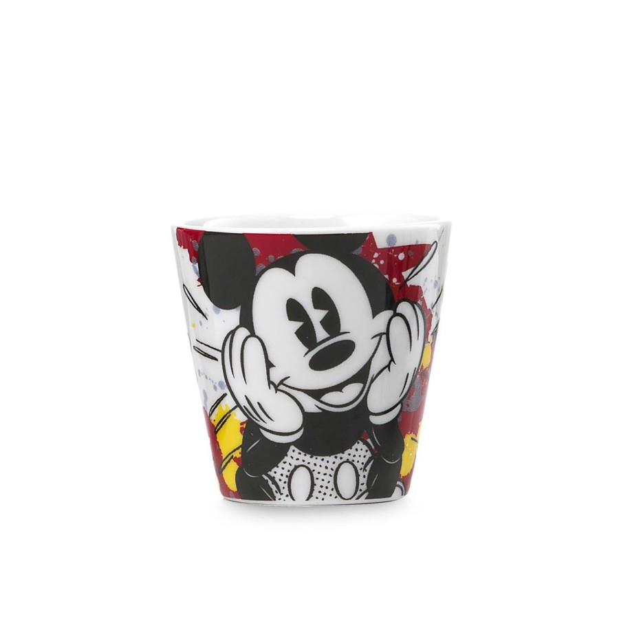 Colazione Egan | Bicchierino Caffe Mickey Rosso/Giallo