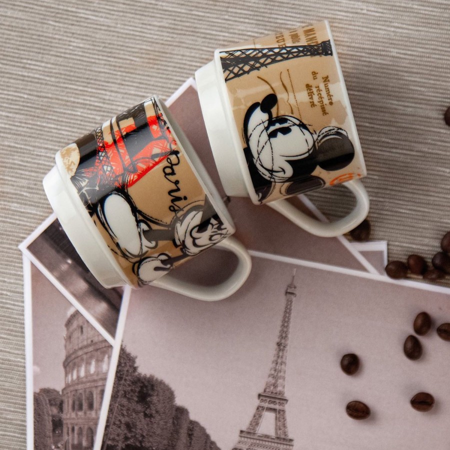 Colazione Egan | Set 2 Tazze Caffe Impilabili Paris