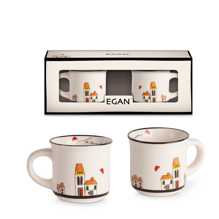 Colazione Egan | Set 2 Mini Mug Le Casette