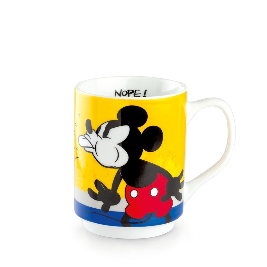 Colazione Egan | Mug Impilabili Mickey I Am Giallo Ml.350