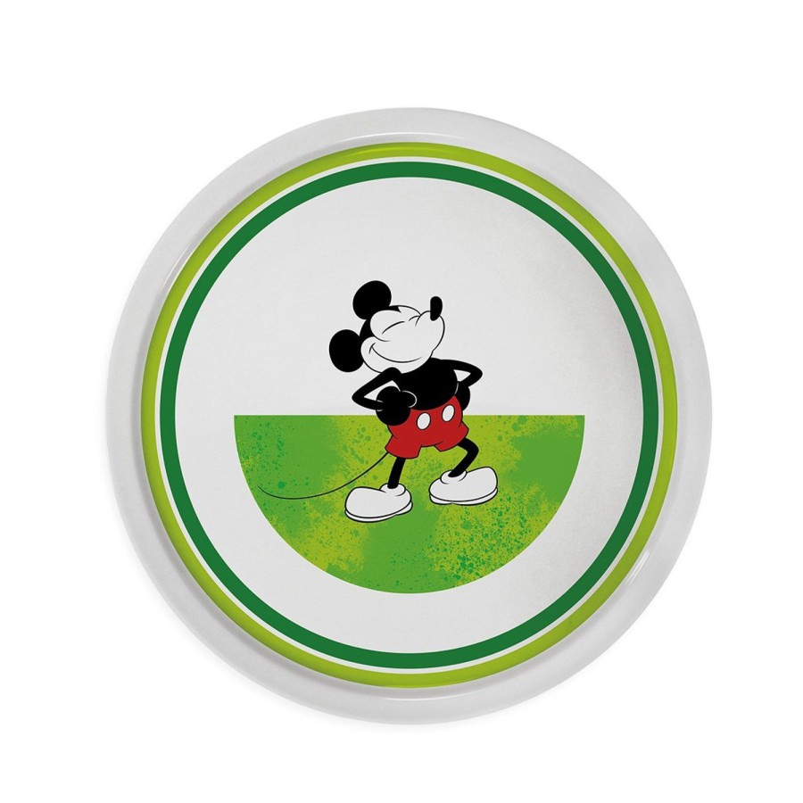 Tavola Egan | Piatto Pizza Mickey I Am Verde D.30