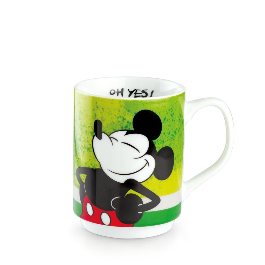 Colazione Egan | Mug Impilabili Mickey I Am Verde Ml.350