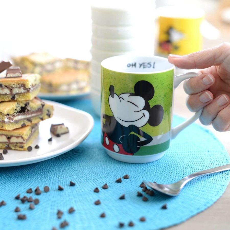 Colazione Egan | Mug Impilabili Mickey I Am Verde Ml.350