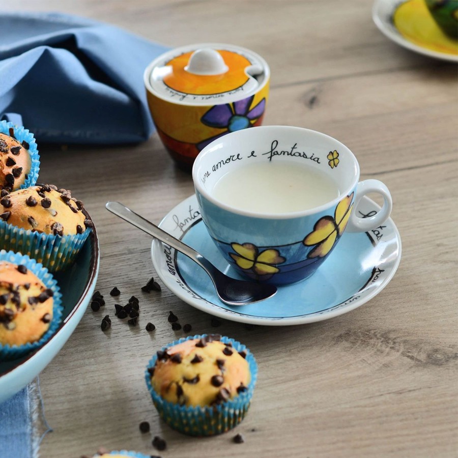 Colazione Egan | Zuccheriera Pane Amore E Fantasia Rossa