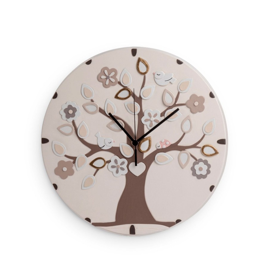 Arredo Casa Egan | Orologio Albero Della Vita Oro