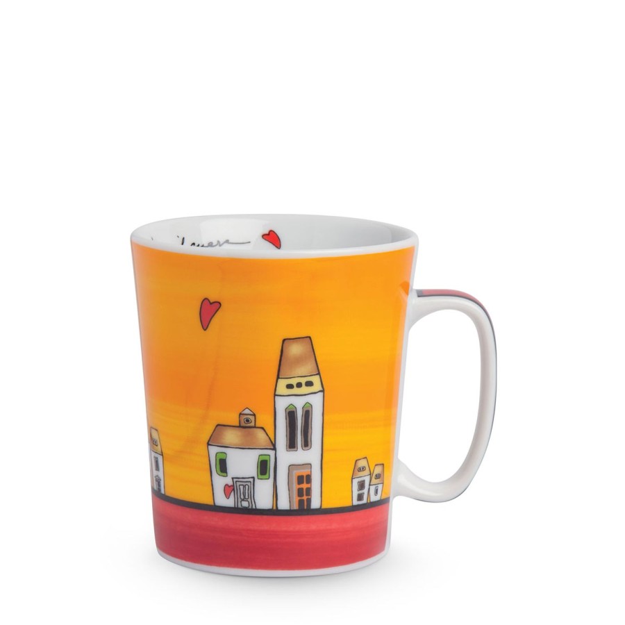 Colazione Egan | Mug Le Casette Rosso