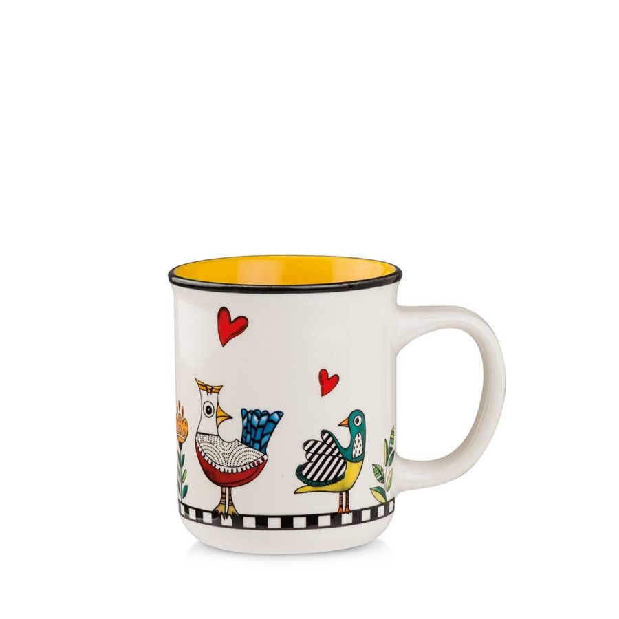 Colazione Egan | Mug Cocorico Giallo Ml 380