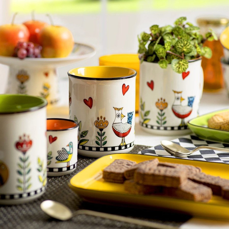 Colazione Egan | Mug Cocorico Giallo Ml 380